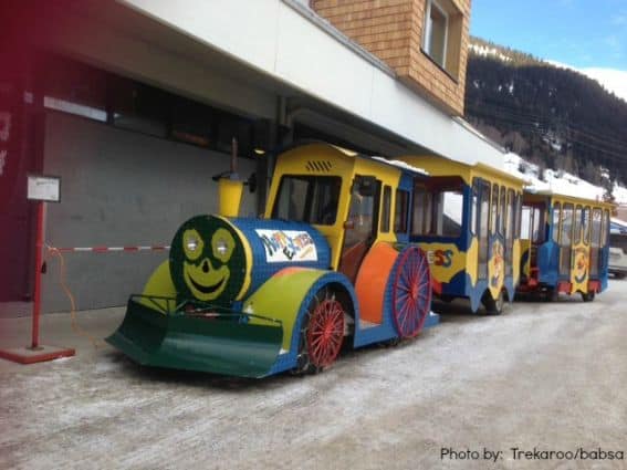 Train at Ski-School Arlberg, Austria